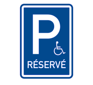 Vyhrazené parkoviště pro vozidlo přepravující osobu těžce zdravotně postiženou - IP12+225