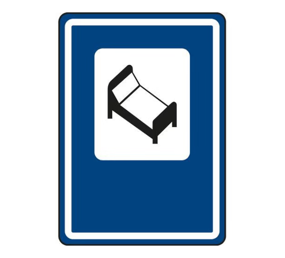Dopravní značka Hotel nebo motel - IJ10
