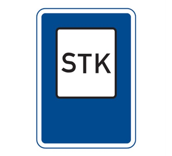 Dopravní značka Stanice technické kontroly - IJ9